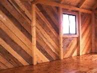 installed douglas-fir flooring